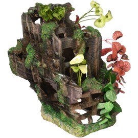 Penn-Plax RR812 Half Ship Wreck Aquarium Decoration | Resin Decor for Freshwater or Saltwater