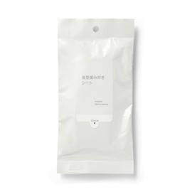 MUJI 84473371 Finger Toothpaste Sheet, 12 Sheets/Approx. 9.8 x 7.9 inches (250 x 200 mm)
