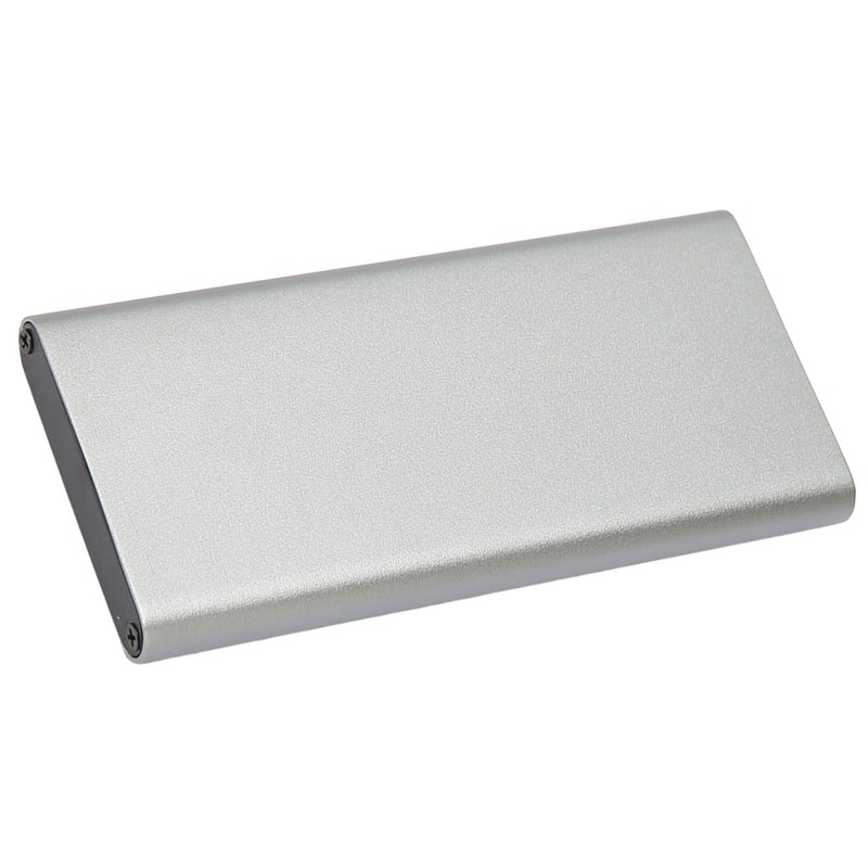 Tyep C to MSATA Enclosure Aluminum Alloy USB3.1 Gen2 Type