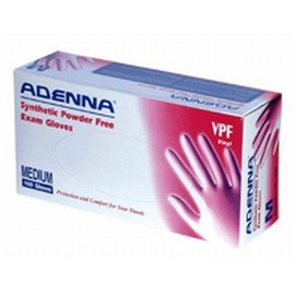 Adenna VPF236 VPF Vinyl PF, Exam Gloves, Large, 100 Count (Pack of 10)