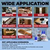 Wood Super Glue 113.6 Gram 4oz, Clear Instant Medium Cyanoacrylate