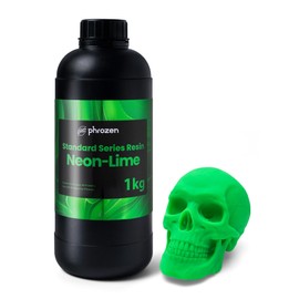 phrozen Standard Series 3D Printer Resin, 405nm DLP LCD UV-Curing Photopolymer Resin for Plastic Models, Action Figures, Jewelry, Prototyping, Bright Color (Neon-Lime, 1KG)