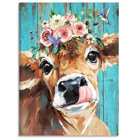 Muzagroo Art Diamond Paintings Kits for Adults Round Full Drill Diamonds Stress-Reducing Handicrafts Diamond Wall Art for Living Room