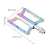 MJ032 Bike Pedal Road Mountain Bicycle Aluminium Alloy Pedal 10x80x20mm