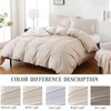Overket 100% Organic Cotton Duvet Cover King 400 Thread Count
