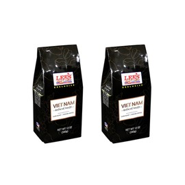 2 Packs - Lee's Coffee Ground Coffee Exclusive Vietnam Buon Me Thuot Delight - 12 Oz per Bag with 2 Bags per Order - Roasted in USA