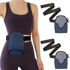 Pack of 2 Waterproof Ostomy Belts with U-shaped Protection Design, Royal Blue