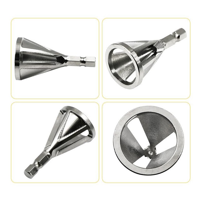 zalati External Chamfer Tool HSS Deburring Tools with Hex Shank