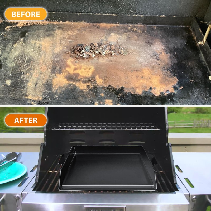 Universal Cast Iron Griddle 17" X 13",Stove Top Griddle for