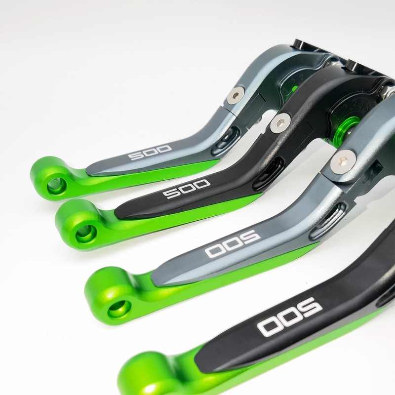 Motorcycle Extendable Adjustable Clutch Brake Lever Compatible with Kawasaki NINJA500