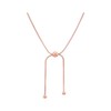Gold&Deer 14KGP Slim Mash Ball Knot Necklace Ash Gold /