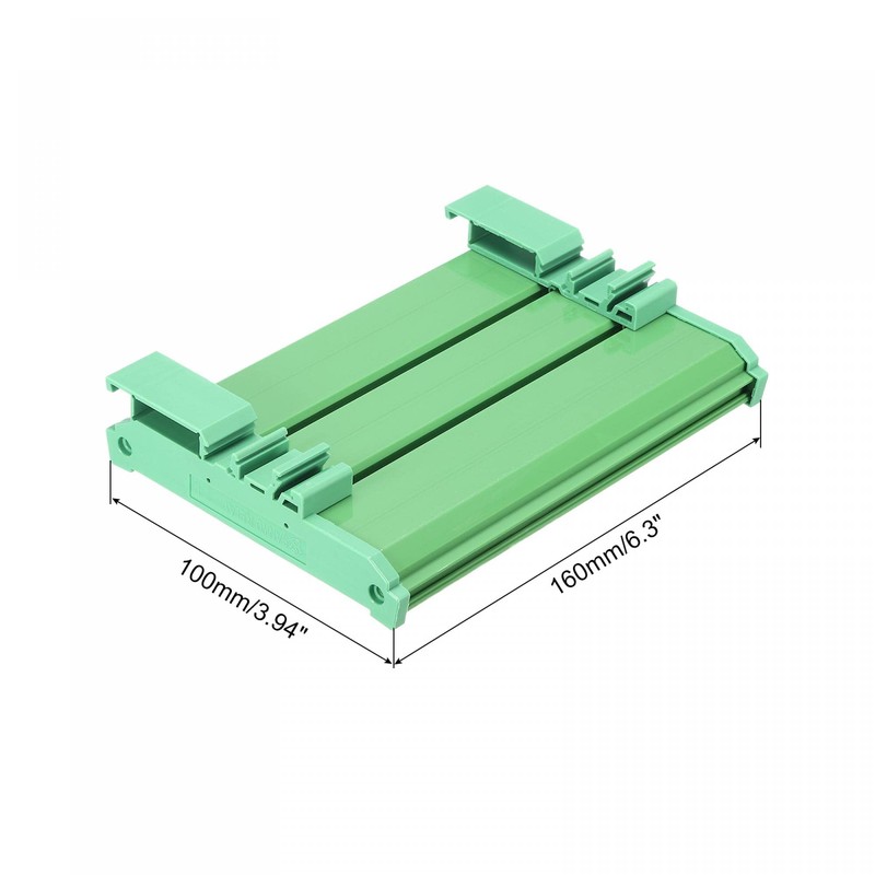 sourcing map PCB DIN Rail Mount Carrier, Circuit Board Mounting