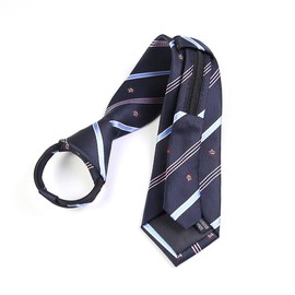 SHUCLASS School Ribbon and Necktie, Set of 2, Ribbon for Girls School Uniform, Navy Blue, For Junior High School Students, High School Students, 2, Free Size