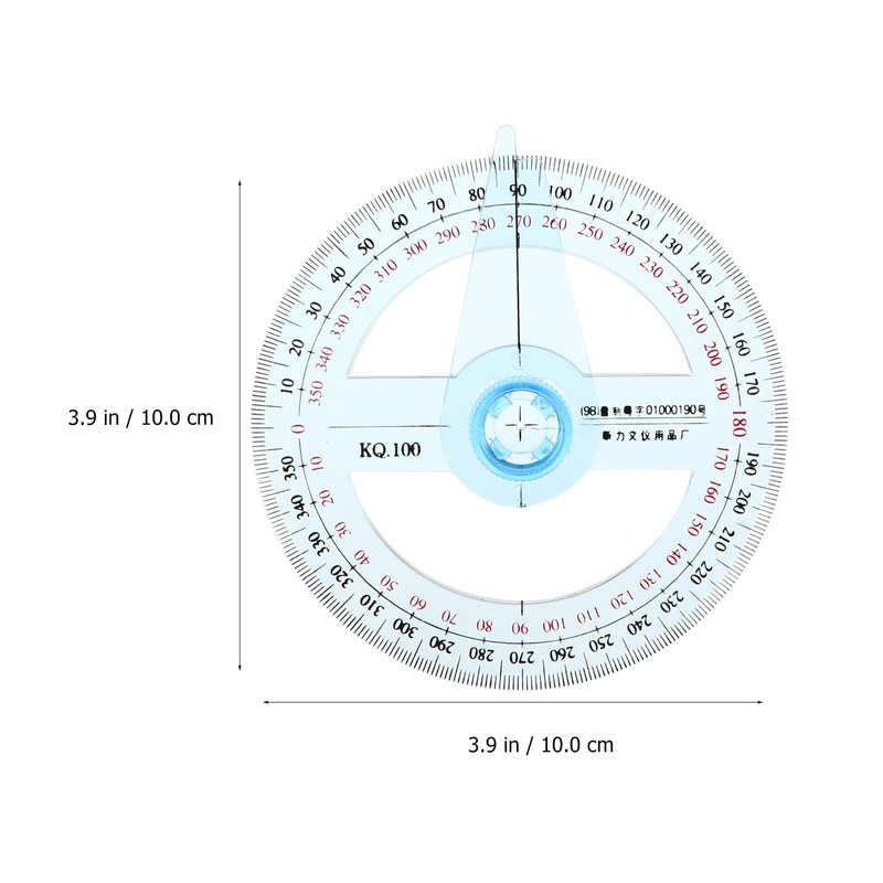 Hemobllo 360° Protractor - 5 Pcs 360 Degree Swing Arm