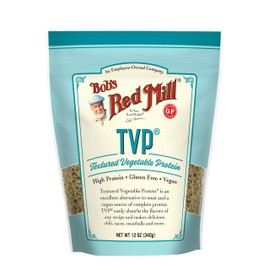 Bob's Red Mill TVP, 12oz (Pack of 4) - Vegan, Made in USA, Unflavored, Kosher