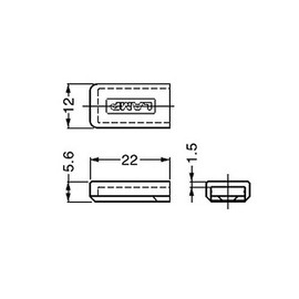 sugatune工業 Lamp Mark Stainless Steel Shelf Bracket SPE – fb20s For Shelf Bracket Cap SPE – FC20