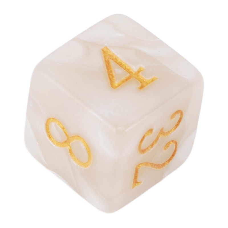 30PCS Number Dice Six Sided Multiples of 2 Number Plastic