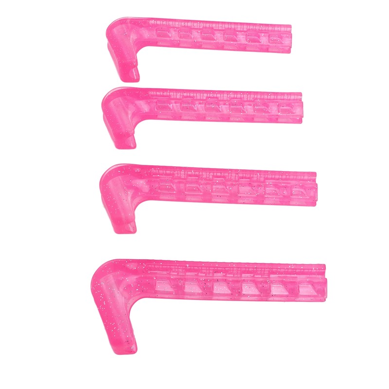 4pcs Ice Skate Guards Antiskid Soft Plastic Adjustable Hockey Skate