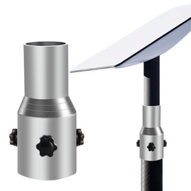 Starlink Bracket, Starlink Tube Adapter: Fits Pipe Diameter Within 2" and Starlink Connections Metal Parts.Integrated Pure Aluminum Design