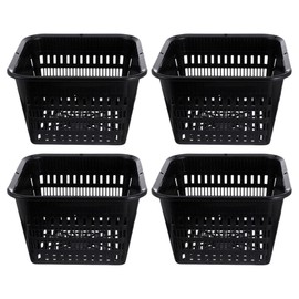 Kisangel 4 Pack Hydroponic Root Control Planting Baskets Mesh Net Pots for Hydroponics Garden Containers Breathable Design