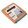 Brackit 3 Pack Orange, Yellow & Blue Coloured Dust Sheets