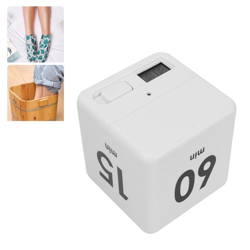 Professional Beauty Salon Flip Timer Time Management Cube Timer for