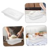 Artibetter Commercial Pizza Dough Proofing Container with Lid Clear Plastic