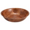 Winco WWB-10 Wooden Woven Salad Bowl, 10-Inch, Brown