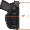 Creatrill Suede Leather Inside The Waistband Holster | Compatible with