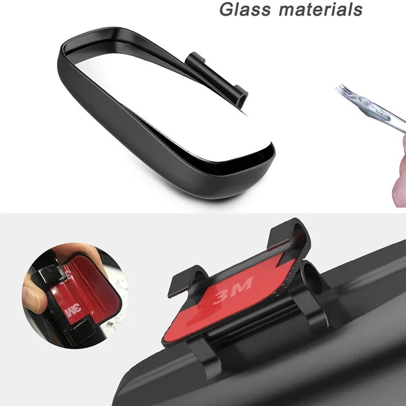 Car Blind Spot Mirror for Driving – Adjustable Wide-Angle Convex