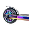 Team Dogz Pair Stunt Scooter Wheels 100mm Rainbow Neo Chrome