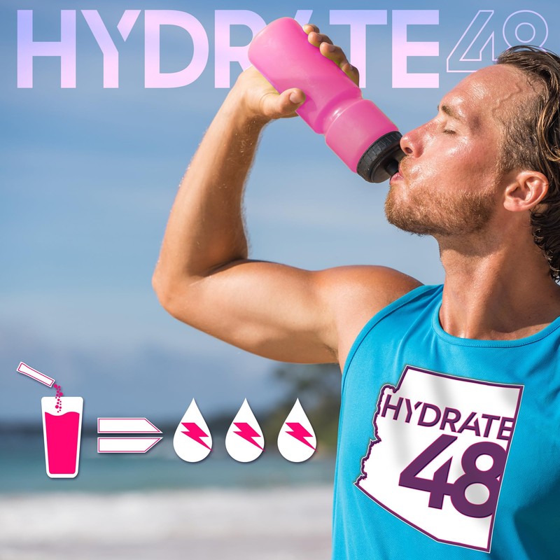 Wellgenix Hydrate48 - Electrolyte Powder Packets with No Sugar (15