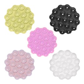 Visxcnu 5St Silikon,Handyhalterung Auto Saugnapf, Mehrzweck Handyhalterung Auto Saugnapf Kfz Smartphone Halterung Saugnapf Unterstützung für Mobile Stromversorgung (Mehrfarbig)