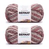 Bernat Symphony Pomegranate Punch Yarn - 2 Pack of 225g/8oz