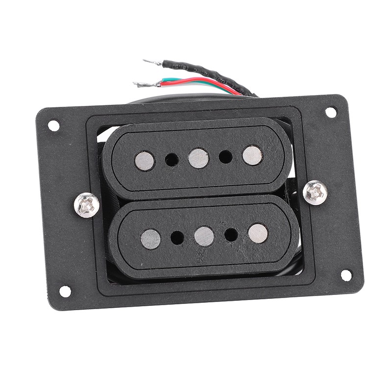 Prewired 3 String Humbucker Pickup Input Jack for Cigar Box
