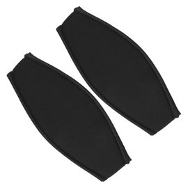 DEANKEJI Pack of 2 Waterproof Mask Strap, Neoprene Diving Mask Strap, Diving Mask Strap Cover, Suitable for Diving, Swimming, Water Sports, black