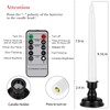 Flameless Window Taper Candles Battery Operated Realistic Flickering Taper LED