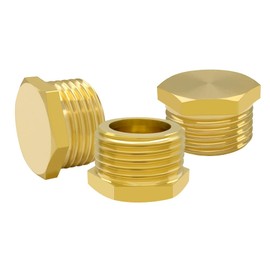 Hooshing 3PCS Garden Hose End Cap Plug 3/4" GHT Male Thread Garden Irrigation Pipe Fittings Water Tubing Stopper