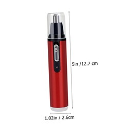 PACKOVE 1Pc USB Rechargeable Nose Hair Trimmer Eyebrow Cleaner Remover for Men Women Precision Trimming Lightweight Portable for Travel Everyday Grooming