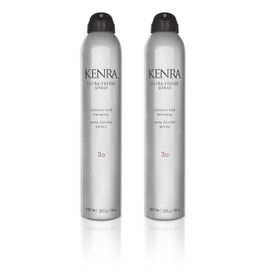 Kenra Professional Kenra Ultra Freeze Spray 30 | Ultimate Hold Hairspray | Long-Lasting, Ultra-Firm Hold |Fast-Drying Formula| Provides Humidity Resistance |High Shine, Flake-Free Finish |All Hair Types | 10 oz (2-Pack)