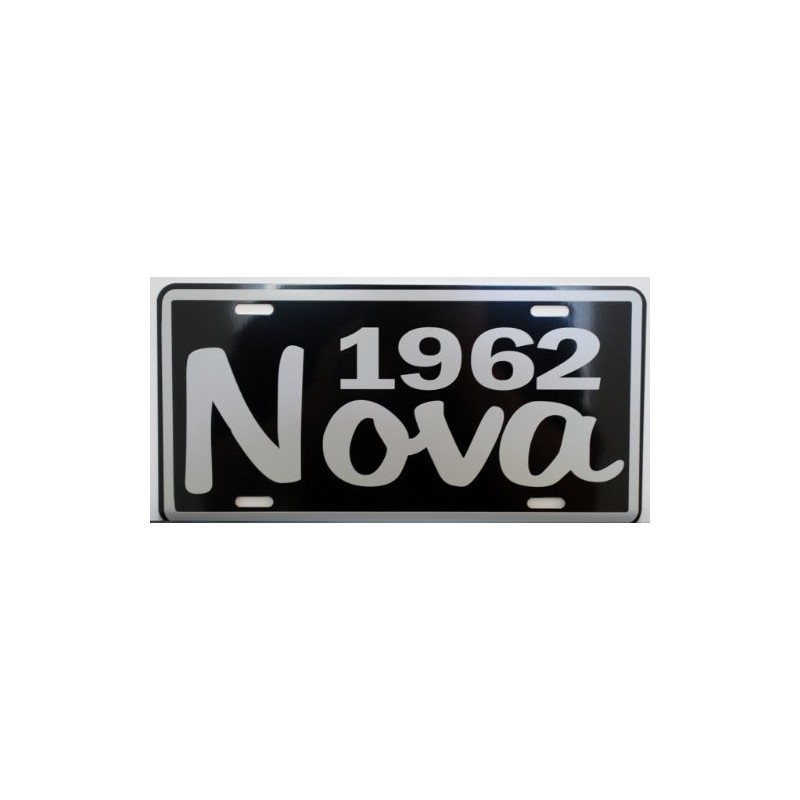 1962 62 Nova Year Metal Novelty Reproduction Sign Compatible with