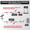 for Starlink SPX Plug to RJ45 Adapter Rubber and Copper