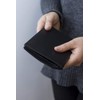 LEAS Brieftasche in Buchform Echt-Leder, schwarz Special-Edition