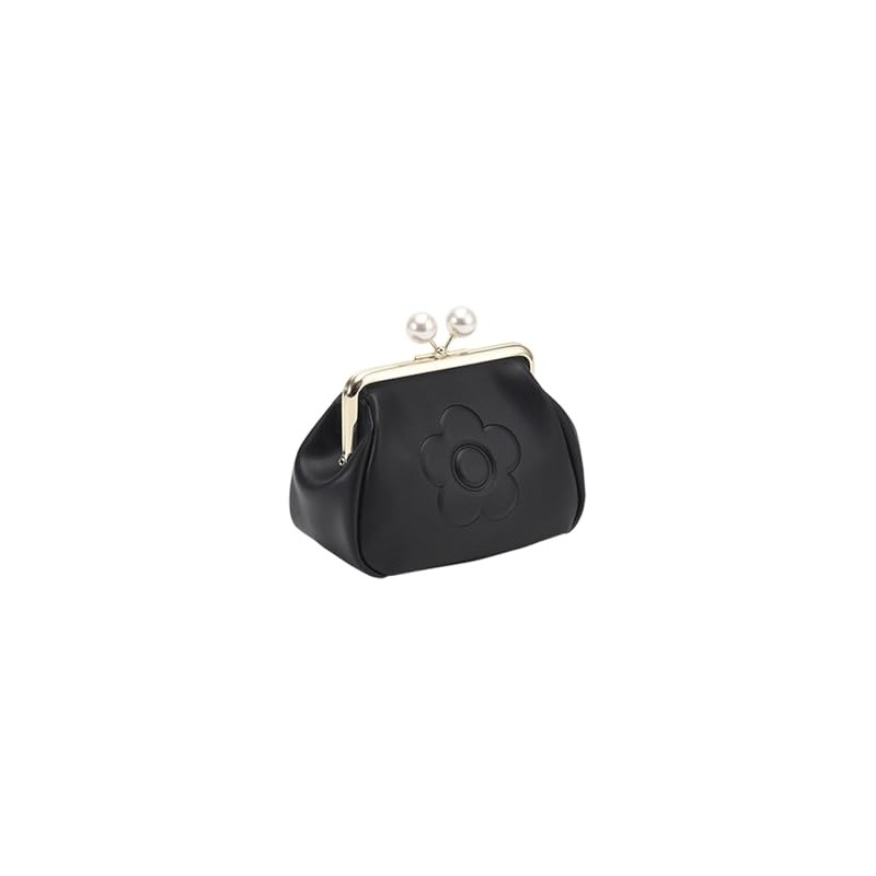 MARY QUANT Embossed Daisy Pearl, Gama Mouth Pouch, H 4.3