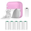 Mini Thermal Printer Multifunction Portable Sticker Maker Instant Photo Inkless