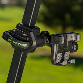 Method Golf, RiderStack Premium Magnetic Golf Cart Cell Phone Base with Magnetic Rangefinder Strap, Utility Golf Cart Accessory Organizer