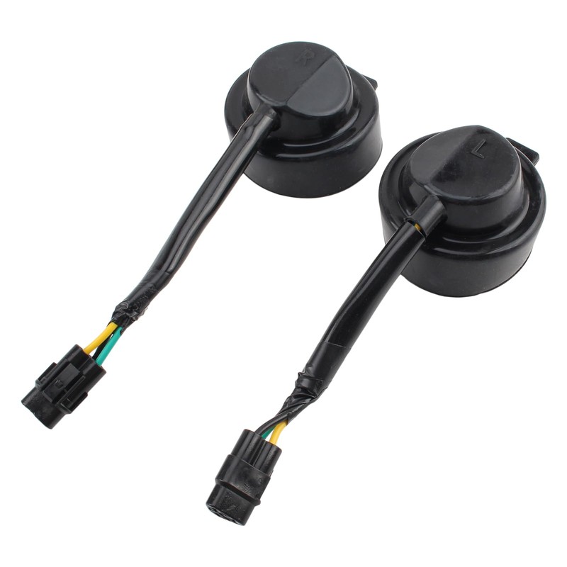 MOTAOLL Headlight Socket Cords Wires Pair for Yamaha YFM YFZ