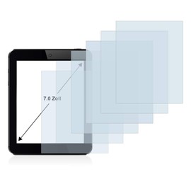 Savvies Screen Protector for Tablets with 7.0 Inches (17.8 cm) [152.5 x 91.5 mm, 15:9] Screen Protector Ultra Transparent Pack of 6