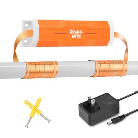 Drako-Myxx Electronic Water Descaler No Salt Water Treatment System for Whole House, Compatible With Pipes Up to 1 Inch (25.4 mm) in Diameter, Effectively Reduces Limescale and Mineral Deposits