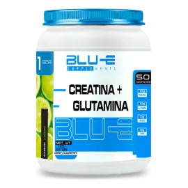 Suplemento Creatina + Glutamina Blu-e 1 Kg 50 Servicios
